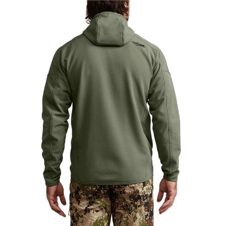 HERREN SWEATSHIRT SITKA ALPHA HOODIE - OLIVE GREEN