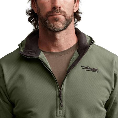 HERREN SWEATSHIRT SITKA ALPHA HOODIE - OLIVE GREEN