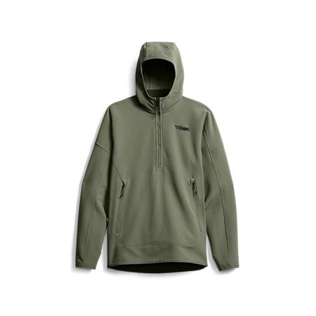 HERREN SWEATSHIRT SITKA ALPHA HOODIE - OLIVE GREEN