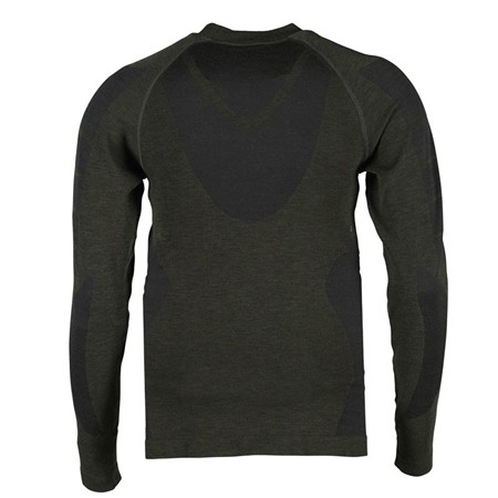 HERREN-SWEATSHIRT SWEDTEAM TITAN MERINO SWEATER - JAGD GRÜN