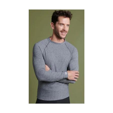 HERREN UNTERWÄSCHE DAMART TEE SHIRT THERMOLACTY COMFORT 3 COL ROND - GRAU
