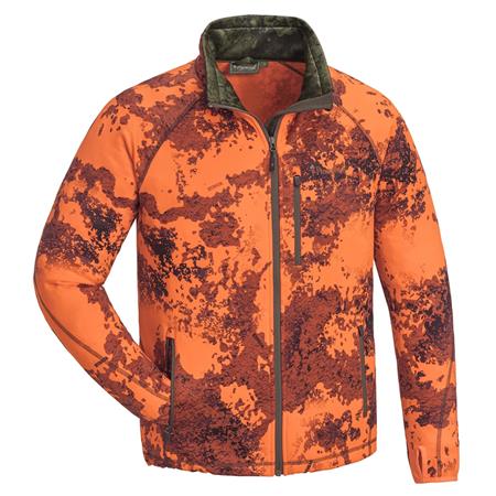 Herrenfleece Pinewood Furudal/Frazer Act. Camou Power Flc - Camo Orange