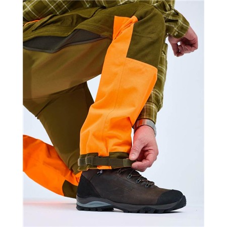 HERRENHOSE PINEWOOD FURUDAL EXP HUNTING - OLIVE GREEN/ORANGE