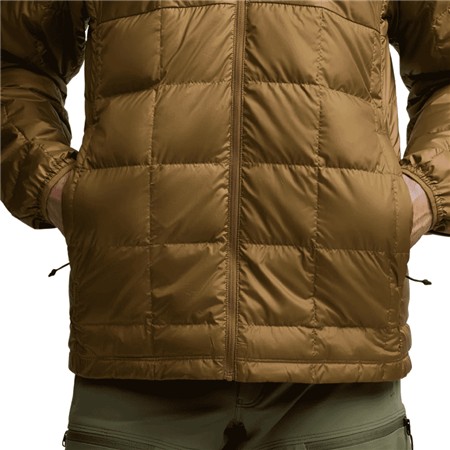 HERRENJACKE - COYOTE SITKA MICRODOWN HOODED - COYOTE