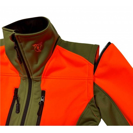 HERRENJACKE FRANCITAL CHAMBARAN NF S 74-567 VIZSKIN SHELL - GRÜN/ORANGE