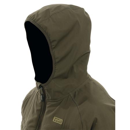 HERRENJACKE HART IBICE HOODIE - OLIVE FONCÉ