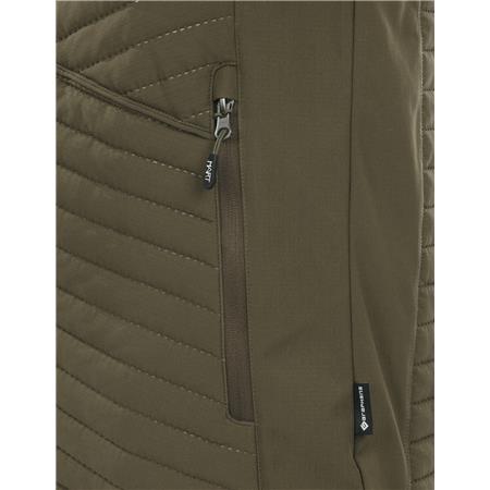 HERRENJACKE HART IBICE HOODIE - OLIVE FONCÉ