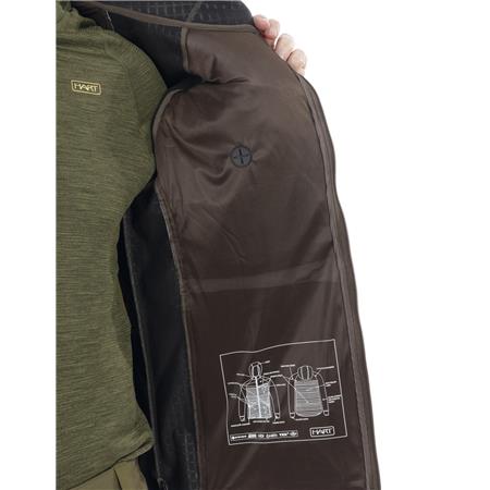 HERRENJACKE HART IBICE HOODIE - OLIVE FONCÉ