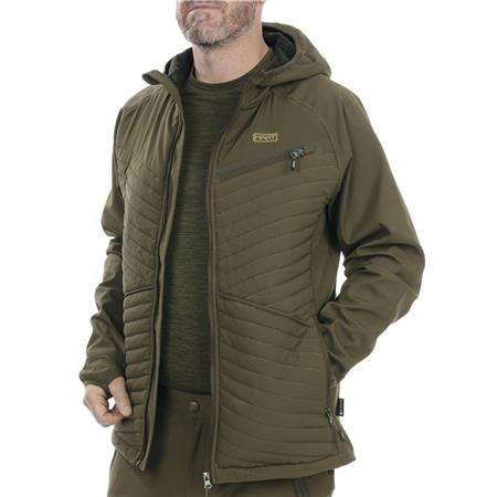 HERRENJACKE HART IBICE HOODIE - OLIVE FONCÉ