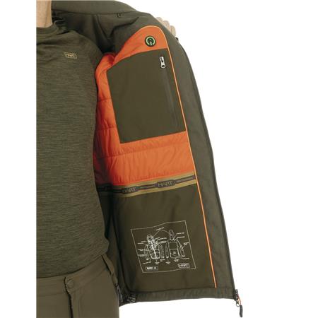 HERRENJACKE HART TAUNUS WR-J - OLIVE FONCÉ