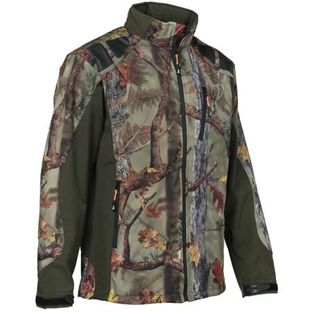 Herrenjacke Percussion Softshell Ghost Camo Forrest