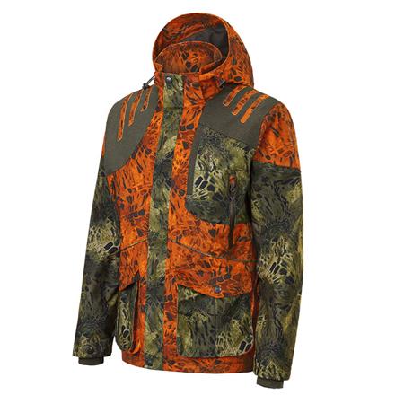 Herrenjacke Stagunt Active - Orange Tarnmuster