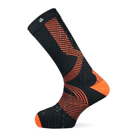 Herrensocken Verjari Mountania Wasserdicht - Schwarz/Orange