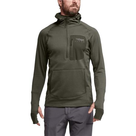 HERRENSWEATSHIRT SITKA FANATIC - DEEP LICHEN