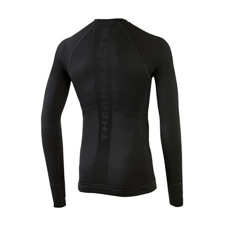 HERRENUNTERWÄSCHE DAMART TEE SHIRT THERMOLACTYL ENERGY 3 COL ROND - SCHWARZ