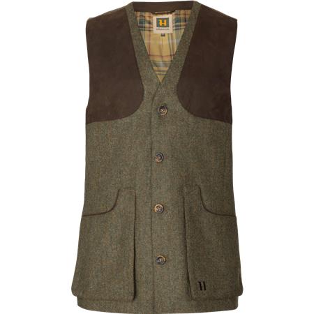 Herrenweste Harkila Kenmore Shooting - Forest Green/Herringbone