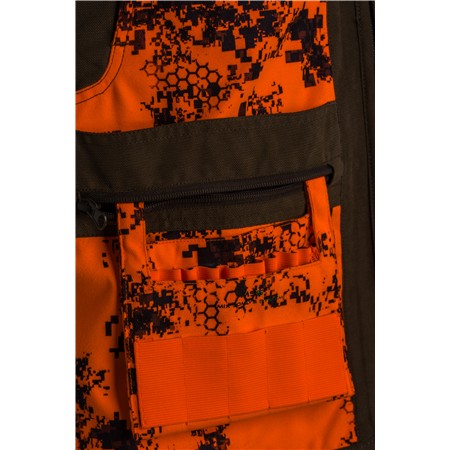 HERRENWESTE SOMLYS WENDBAR - ORANGE/BRAUN