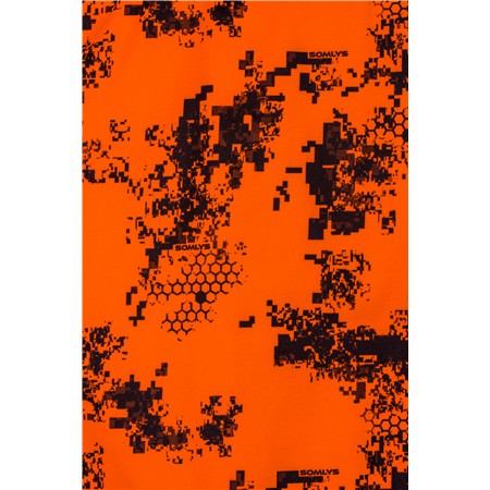 HERRENWESTE SOMLYS WENDBAR - ORANGE/BRAUN