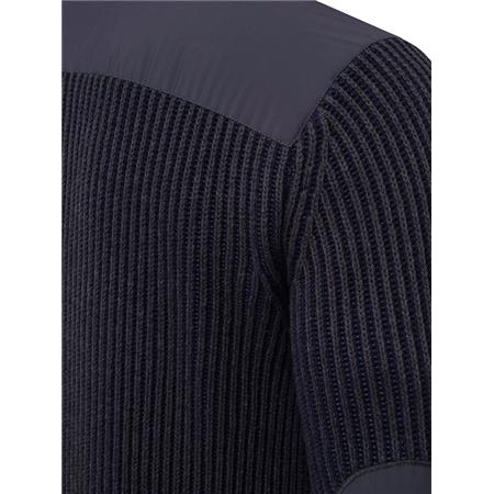 HERREPULLOVER BERETTA DOVER HALF ZIP TECH SWEATER - MARINEBLÅ