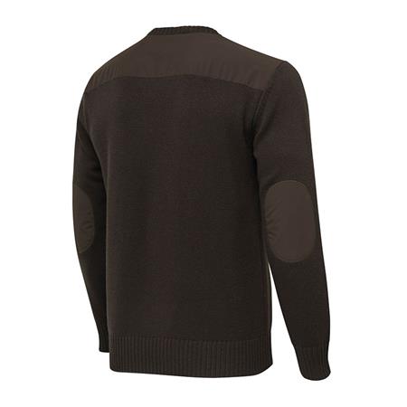 HERREPULLOVER BERETTA WILTON CREW NECK TECH SWEATER - BRUN/GRØN