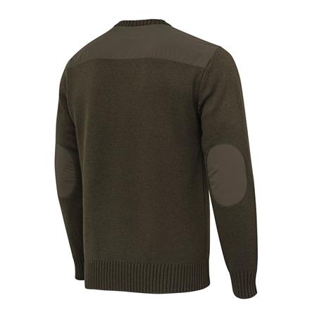 HERREPULLOVER BERETTA WILTON CREW NECK TECH SWEATER - GRØN/BRUN