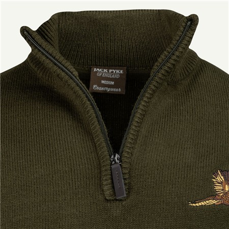 HERREPULLOVER JACK PYKE ZIP FAISAN
