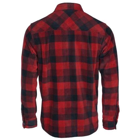 HERRESKJORTE MED LANGE ÆRMER PINEWOOD FINNVEDEN CANADA - RØD/SORT