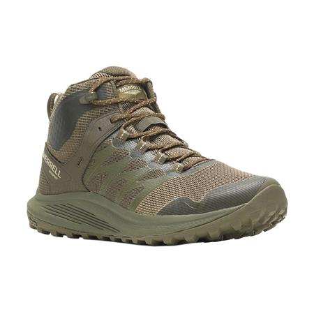 HERRESKO MERRELL NOVA 3 WATERPROOF MID - GRØN