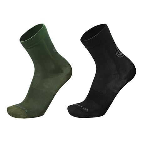 Herresokker Beretta Short Shooting - Sort/Kaki - Pakke Med 2