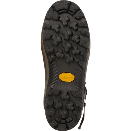 HERRESTØVLER HARKILA FORESTER TEXTILE RUBBER - PILGRØN/MØRK BRUN