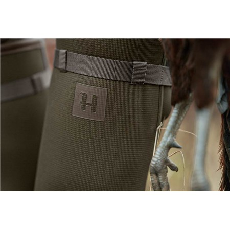 HERRESTØVLER HARKILA FORESTER TEXTILE RUBBER - PILGRØN/MØRK BRUN