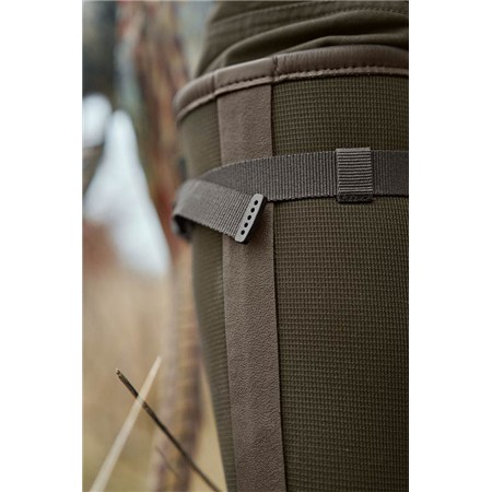 HERRESTØVLER HARKILA FORESTER TEXTILE RUBBER - PILGRØN/MØRK BRUN