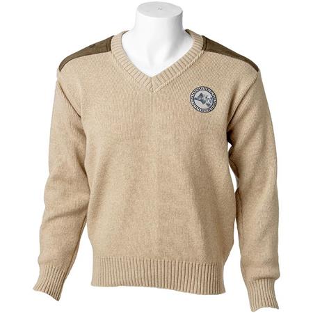 Herresweater Bartavel P61 Vildsvin - Beige