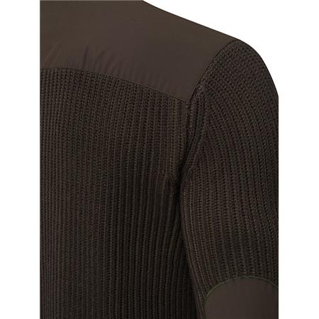 HERRETRØJE BERETTA DOVER HALF ZIP TECH SWEATER - BRUN/GRØN