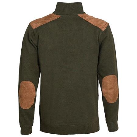 HERRETRØJE LIGNE VERNEY-CARRON FOX COL ZIPPÉ - KAKI