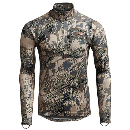 Herretrøje Sitka Core Mid Wt Zip-T - Optifade Open Country