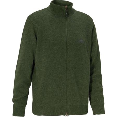 Herretrøje Swedteam Brad Classic Full-Zip - Loden Grøn