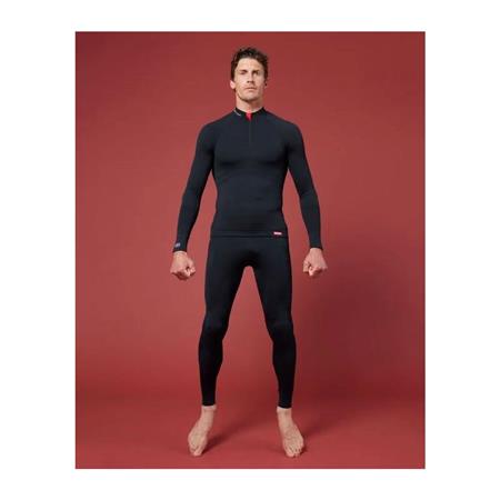 HERREUNDERTØJ DAMART THERMOLACTYL ENERGY 3 COL ZIP - SORT