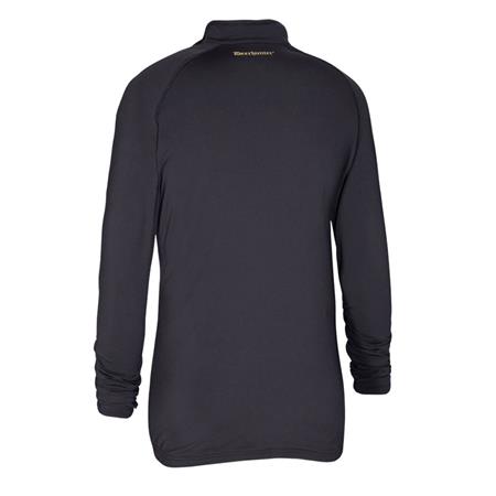 HERREUNDERTØJ DEERHUNTER HEAT UNDERSHIRT WITH ZIP-NECK - SORT