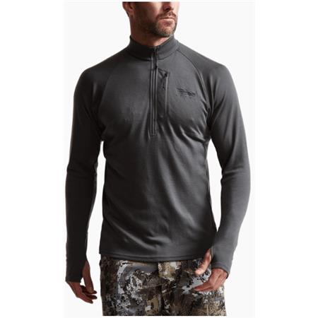 HERREUNDERTØJ SITKA CORE MERINO 220 HALF-ZIP MAILLOT - BLYFARVET