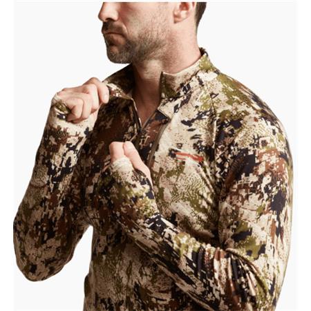 HERREUNDERTØJ SITKA CORE MERINO 220 HALF-ZIP MAILLOT - OPTIFADE SUBALPINE
