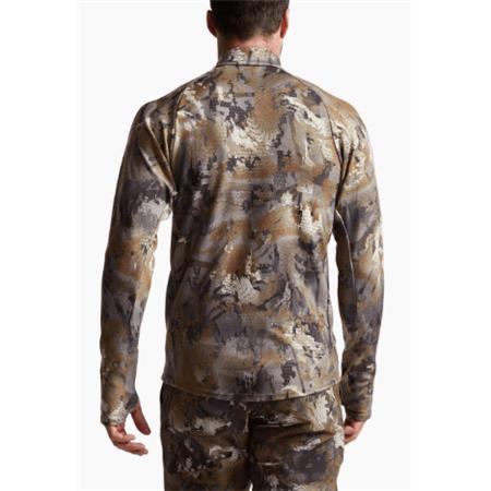 HERREUNDERTØJ SITKA CORE MERINO 330 HALF-ZIP MAILLOT - OPTIFADE TIMBER