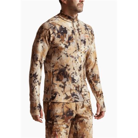 HERREUNDERTØJ SITKA CORE MERINO 330 HALF-ZIP MAILLOT - OPTIFADE WATERFOWL