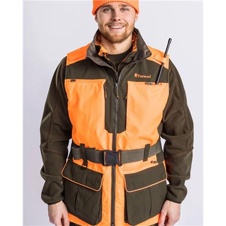 HERREVEST PINEWOOD FURUDAL DOGHANDLER - ORANGE/GRØN