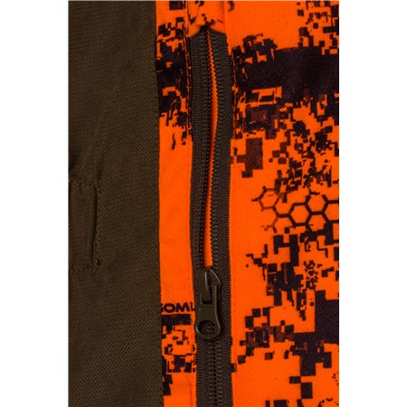 HERREVEST SOMLYS VENDBAR - ORANGE/BRUN
