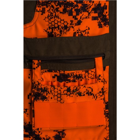 HERREVEST SOMLYS VENDBAR - ORANGE/BRUN