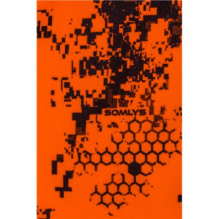 HERREVEST SOMLYS VENDBAR - ORANGE/BRUN