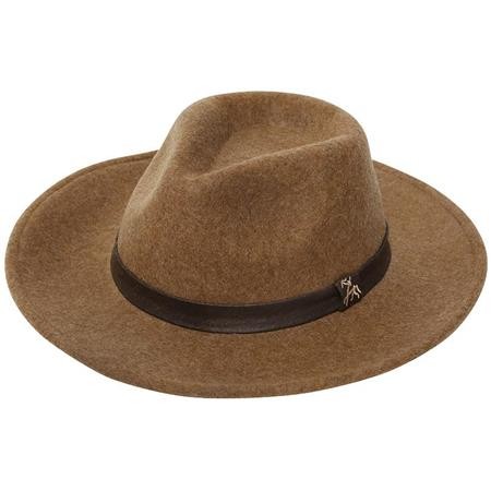 Hoed Heren Ligne Verney-Carron Woolchap Fox Bruin