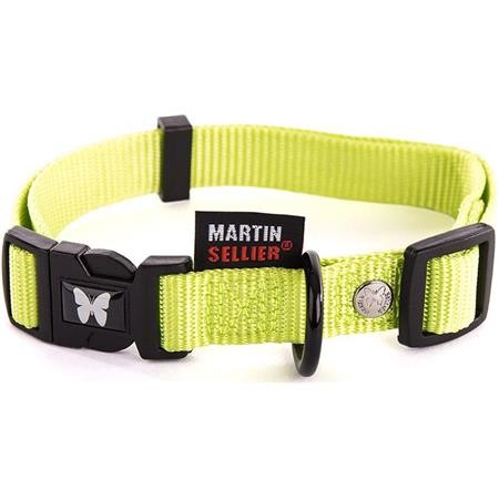 Honden Halsband Plat Nylon Verstelbaar Martin Sellier