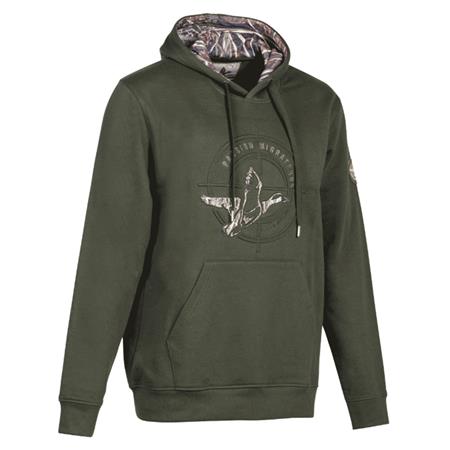 Hoodie Voor Mannen Percussion Passion Migrateurs - Kaki